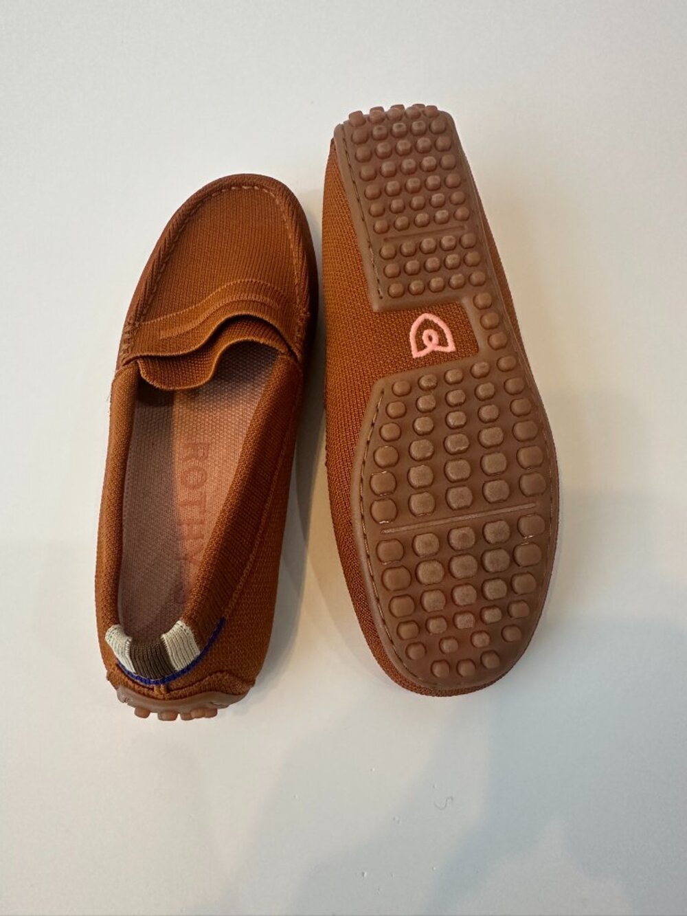 Rothy's Women's Penny Loafers in Rust Brown - Picture 3 of 5